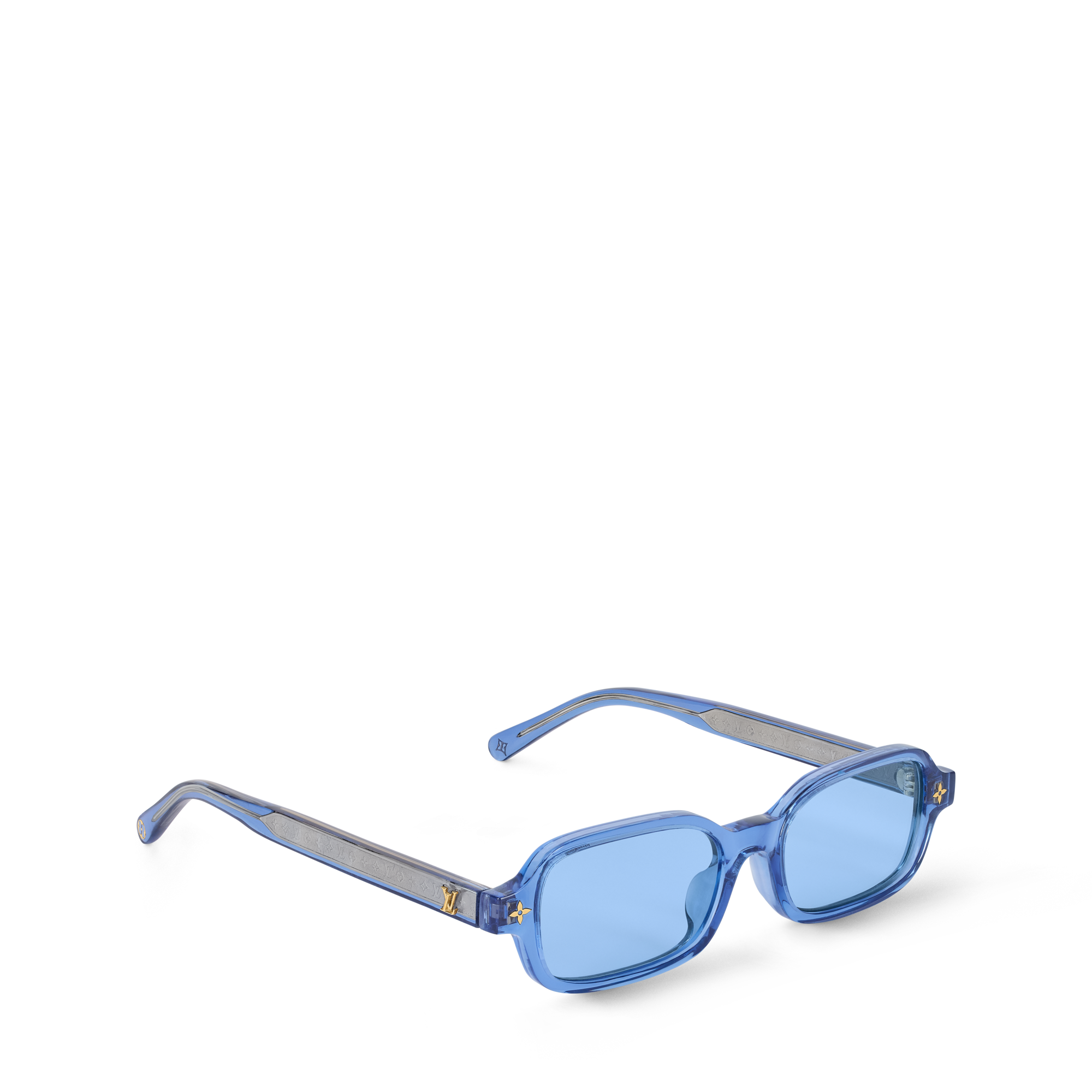LV Aura Low Rectangle Sunglasses S00 - Accessories Z3178U | LOUIS
